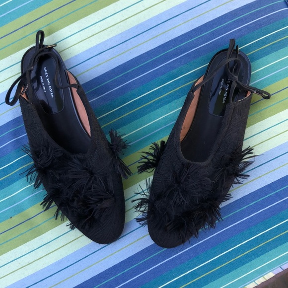 Dries Van Noten Shoes - Dries Van Noten- Black Slip-ons with ties